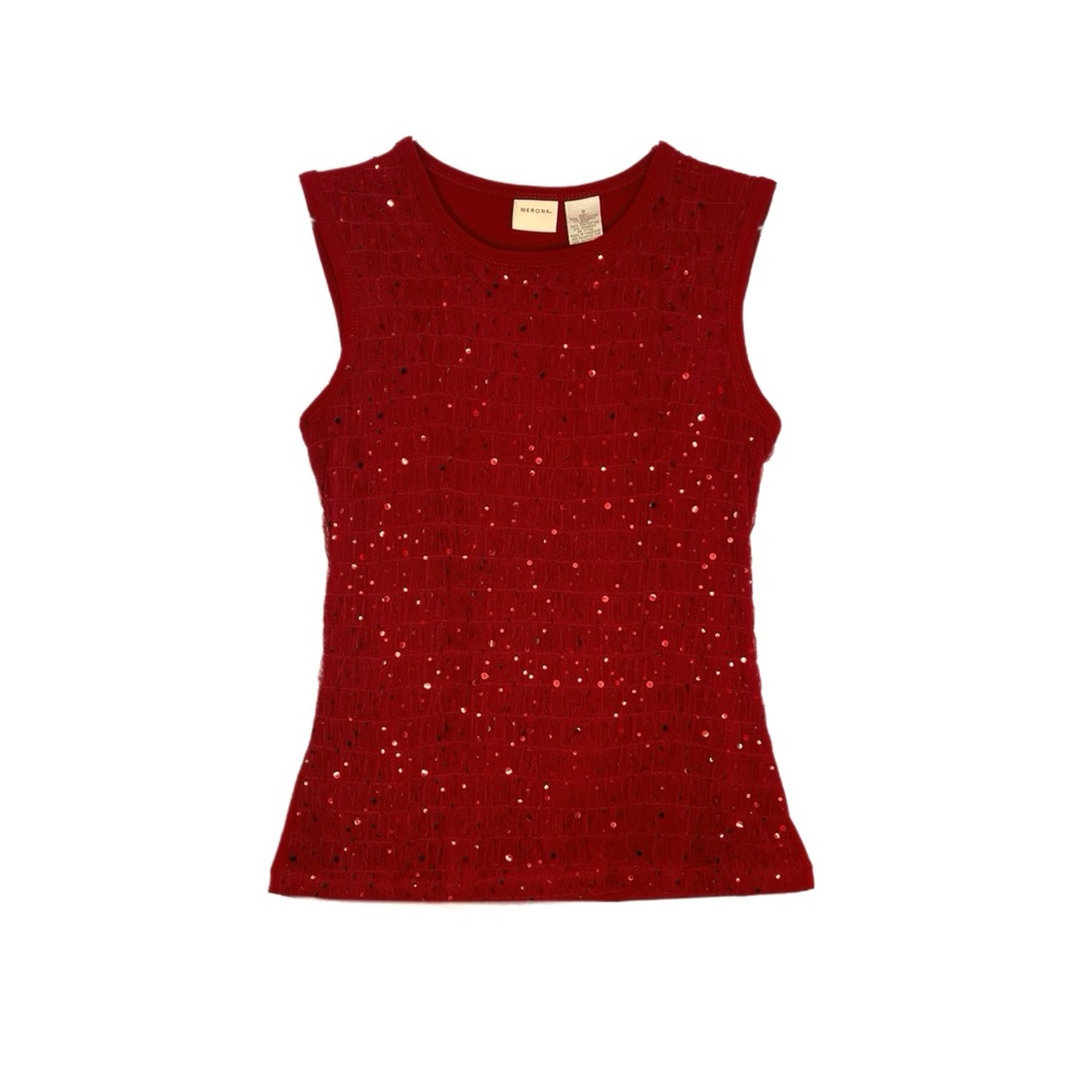 Merona Vibrant Red Sleeveless Top